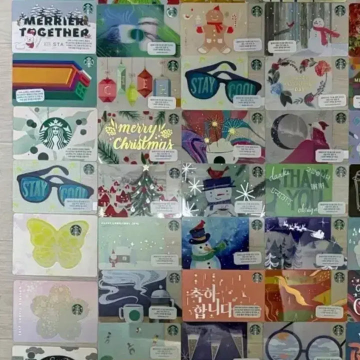 [BUNJANG] Starbucks Card Set (100 Cards) / 스타벅스 카드 세트 판매(총 100장)