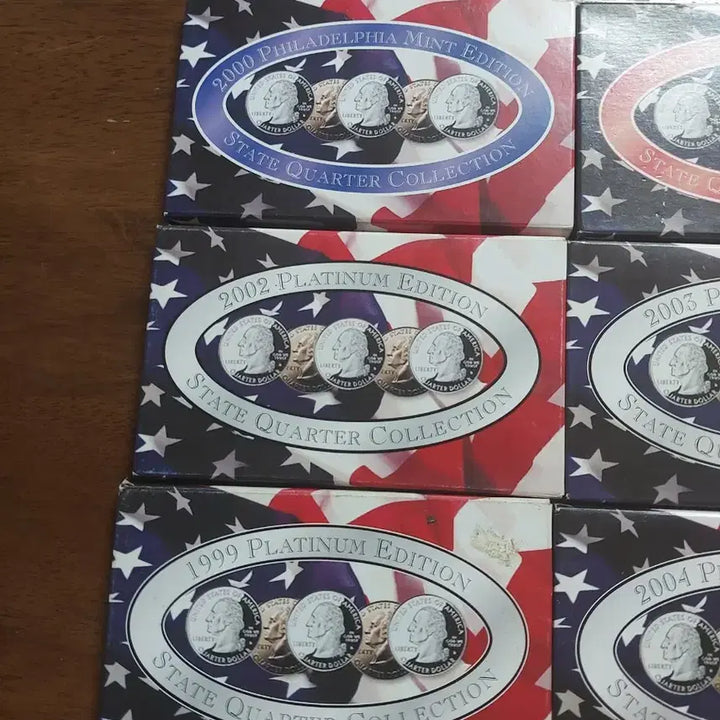 [BUNJANG] US Quarter Coin Collection Set (1999-2005) / 미국 주화 쿼터 컬렉션 1999-2005년총7개세트