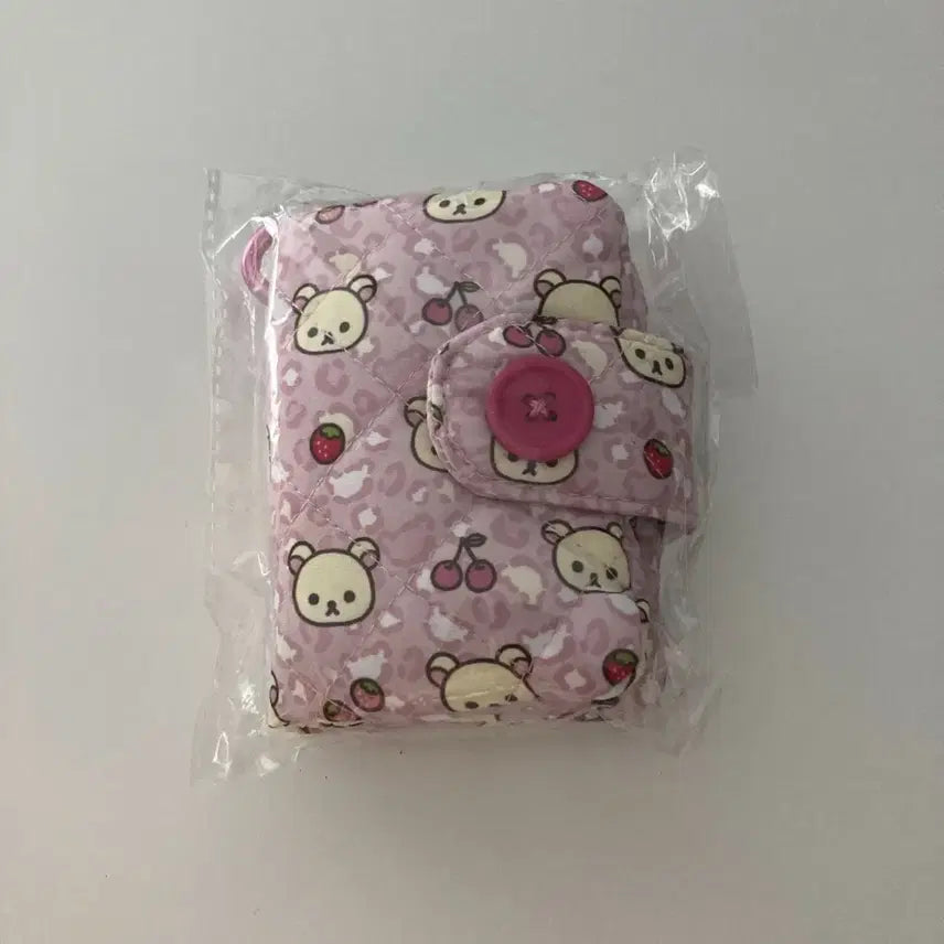 [BUNJANG] KORiLAKKUMA Leopard Strawberry Coin Card Wallet / 코리락쿠마 카드 지갑 갸루 레오파드 딸기 호피 가득 시리즈 동전 코인