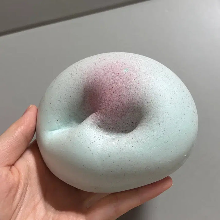 [BUNJANG] Blue Hotteok Giant Squishy / 파랑 호떡 대왕 스퀴시 말랑이