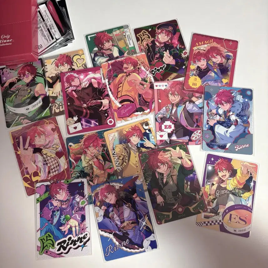 [BUNJANG] Ensemble Stars Amagi Rinne Thanksgiving Day Card Paper Sweets Party Only Collection Bundle Set / 일괄) 앙스타 아마기 린네 감사제 카드 지류 패티쓰리 온리 콜렉션 컬렉션