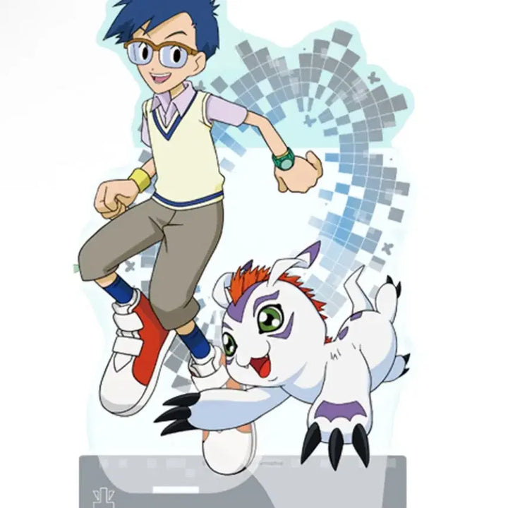 [BUNJANG] Digimon Kuji F Prize Big Acrylic Stand - Jō &amp; Shurimon / 디지몬 쿠지 - F상 빅 아크릴 스탠드 정석 &amp; 쉬라몬