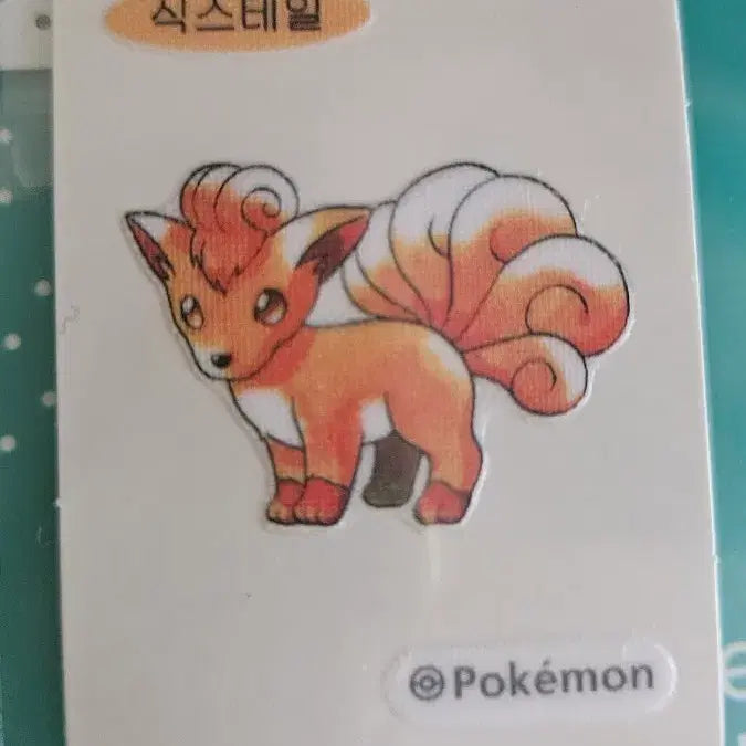 [BUNJANG] 30th Anniversary New Pokemon Vulpix Sticker / 30주년 뉴포켓몬 식스테일 띠부씰