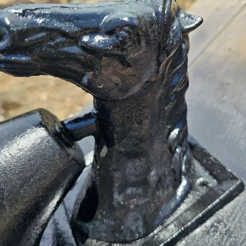[BUNJANG] Cast Iron Animal Relief Bell (Bull, Horse, Deer) / 동물부조 무쇠 종