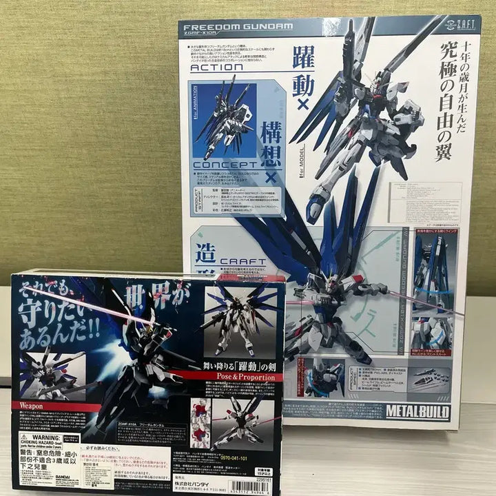 [BUNJANG] Bandai Korea Metal Build Freedom Gundam + Robot Damashii Set / 반다이 코리아 zgmf-x10a 메탈빌드 프리덤 건담 + 로보트혼 세트