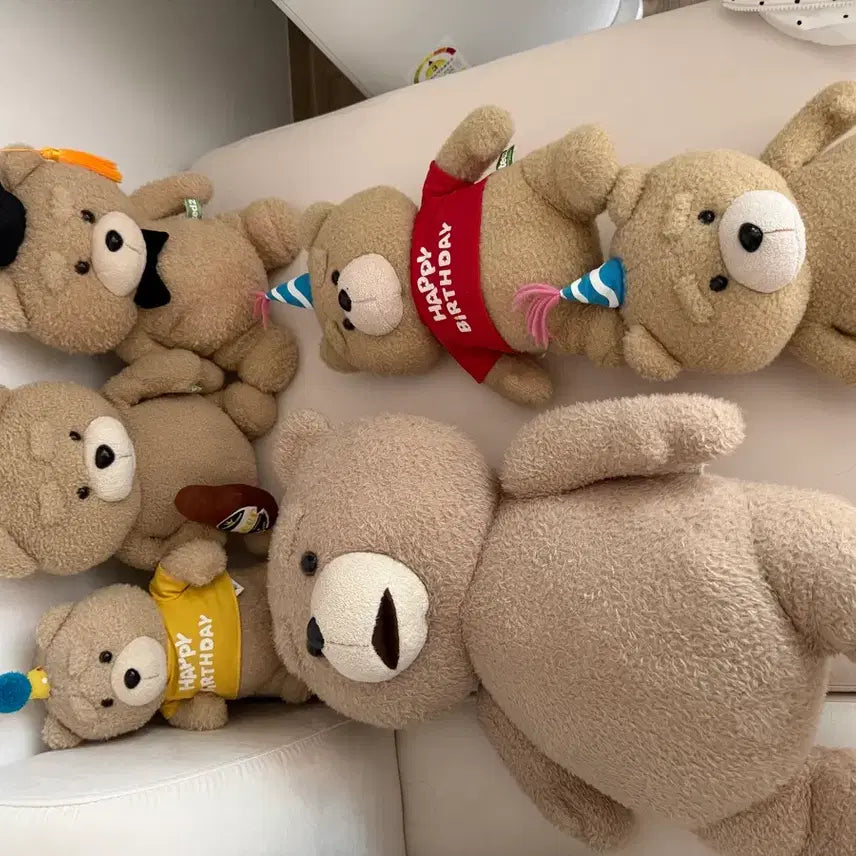 [BUNJANG] Teddy Bear Doll Set / 테디베어 인형 세트