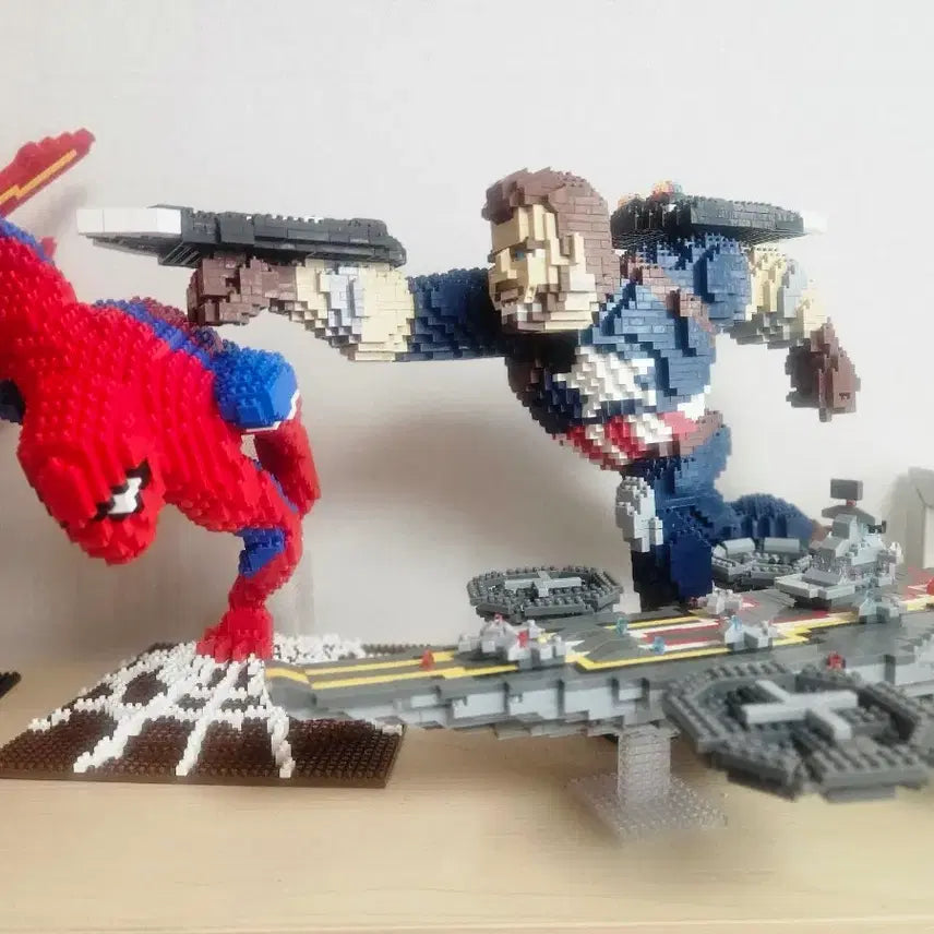 [BUNJANG] Marvel Heroes Nano Block Figure Set / 마블 히어로 블록 피규어 세트(나노블럭)