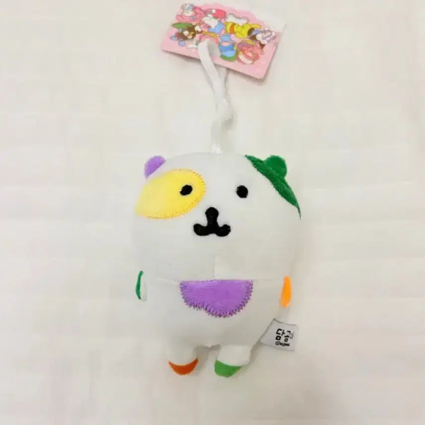 [BUNJANG] Patch Damgom (Nongdamgom) Plush Keychain / 새상품) 알록달록 패치 담곰이 농담곰 인형 키링