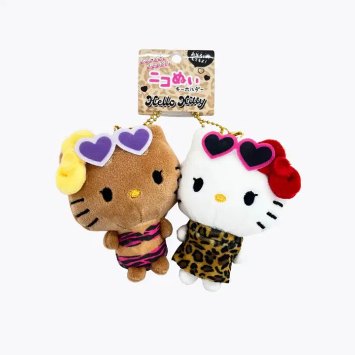 [BUNJANG] Sanrio Hello Kitty Nicconui Magnet Double Doll Keychain Gyaru Tanning Kitty / 산리오 헬로키티 니코누이 마그넷 더블인형 키티키링 갸루키티 태닝키티