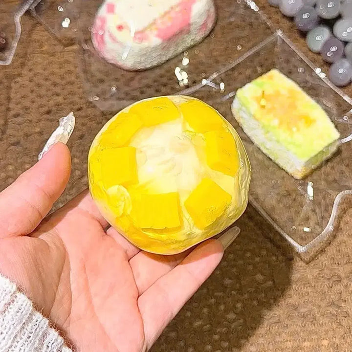 [BUNJANG] Pineapple Smoothie Squeezable Plush Toy / 조각 파인애플 요거트 슬랑이 과일 스무디 말랑이