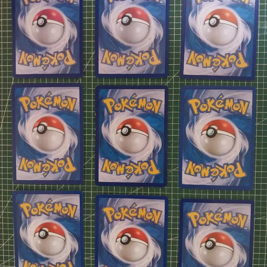 [BUNJANG] Pokemon Card Kongduri 9 Types Set / 포켓몬카드 콩둘기 일반카드 9종 일괄