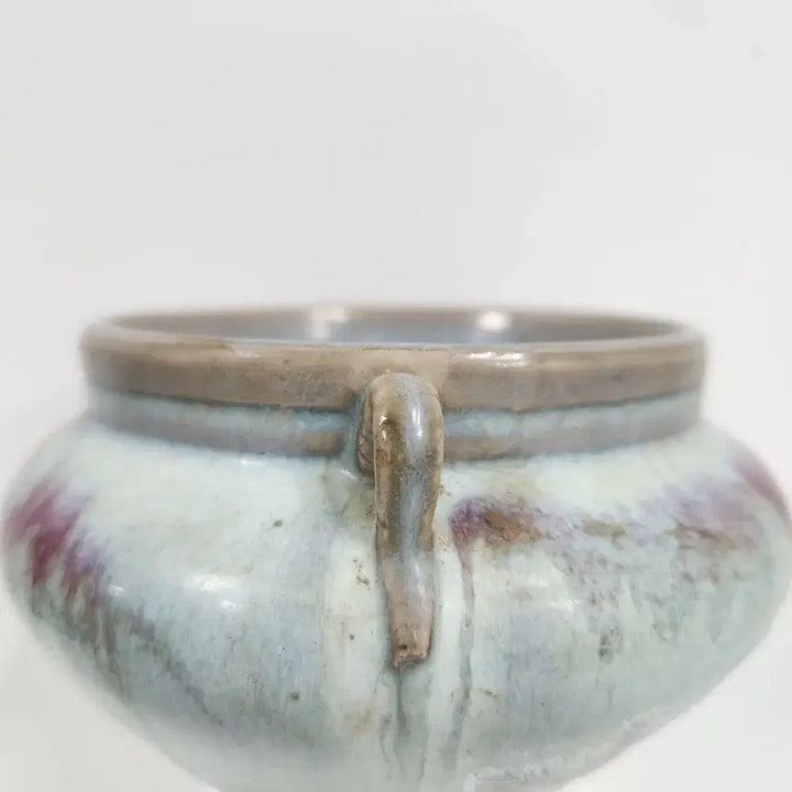 [BUNJANG] Song Dynasty Jun Ware Celadon Porcelain Incense Burner / 중국도자기                송대 균요 양게 향로