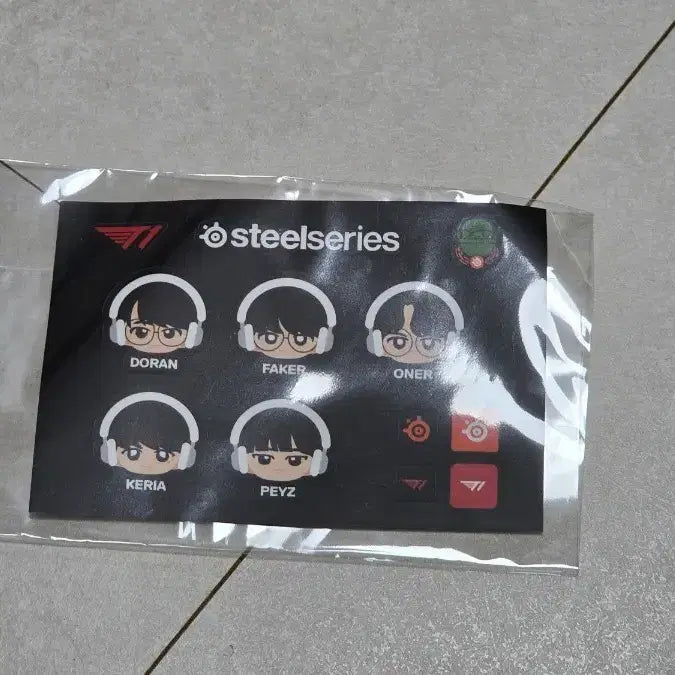 [BUNJANG] T1 SteelSeries Sticker Set / T1 스틸시리즈 스티커 세트 도오페페케