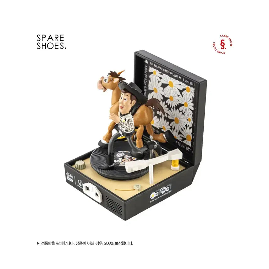 [BUNJANG] Peaceminusone x Toy Story The First Fan Diorama Figure Record Player / [새상품 / 당일발송] 피마원 x 토이스토리 더퍼스트팬 디오라마 레코드