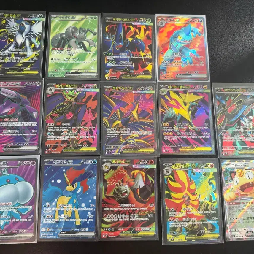 [BUNJANG] Pokemon Card Japanese Set (12 SR + 1 SR + Service Cards) / [상태좋음] 포켓몬카드 한판 SR 12종+일판 SR 1종+서비스카드