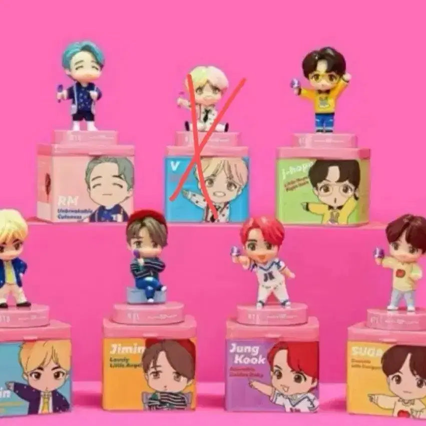 [BUNJANG] BTS Character Figure Bundle Set / 방탄소년단 BTS 캐릭터 피규어 굿즈