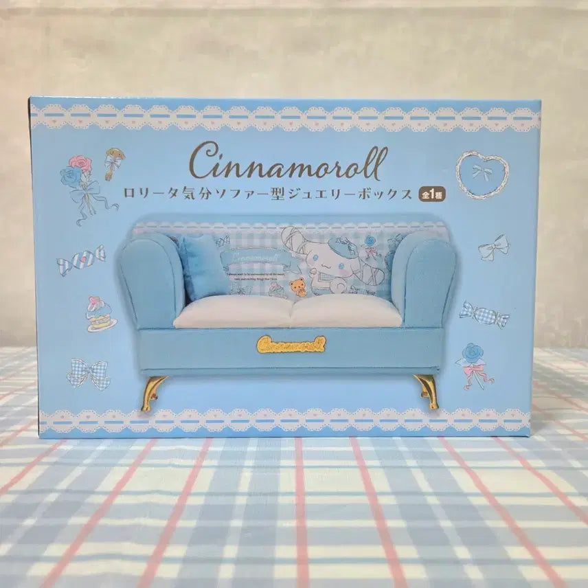 [BUNJANG] Sanrio Cinnamoroll Lolita Style Sofa Jewelry Box / [레어/신상] 산리오 시나모롤 로리타 기분 소파형 주얼리 박스