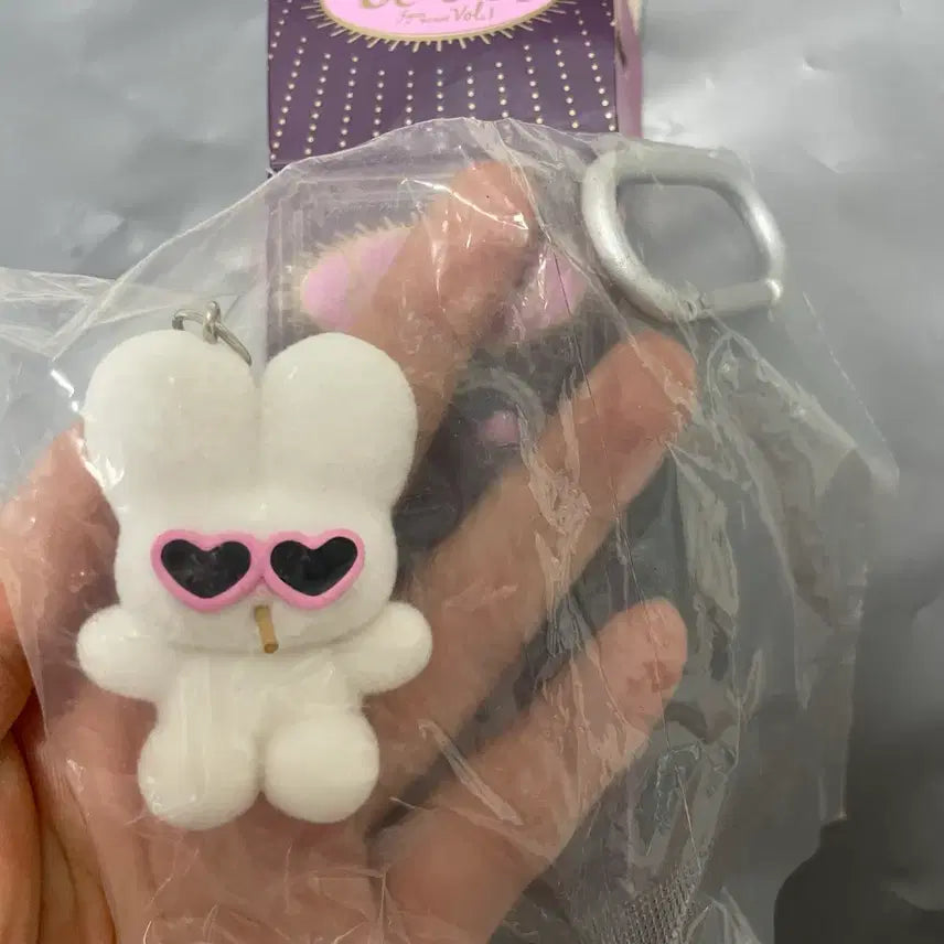 [BUNJANG] beco+81 Shirimiimi Usagi Furoki Figure Mascot Carabiner Keyring / (새상품) beco+81 피규어 마스코트 카라비너 키링