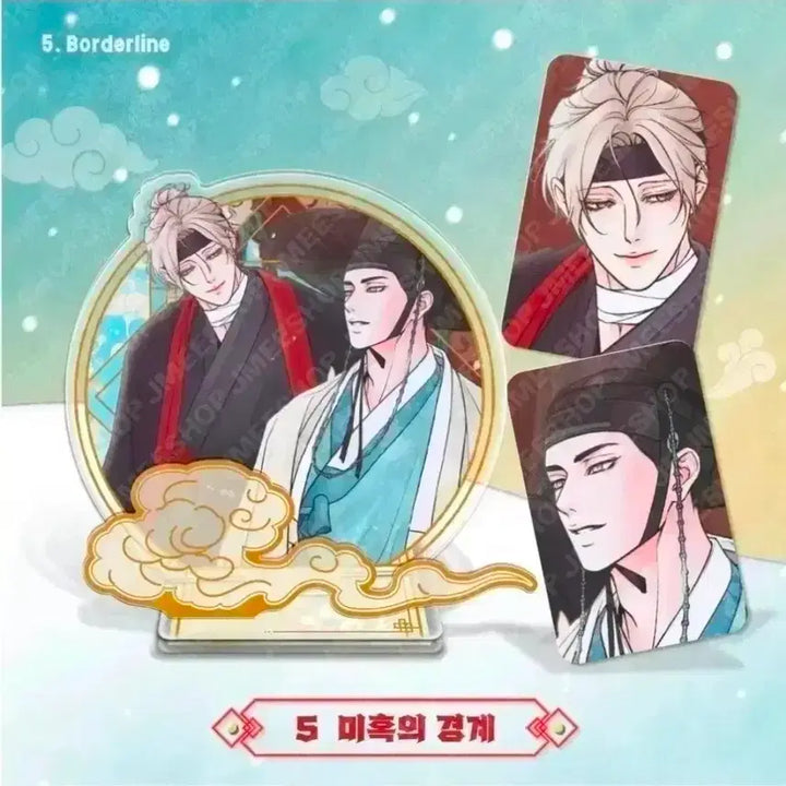 [BUNJANG] Mihokgyeong Mihokui Gyeongye Couple Acrylic Stand / 장미와샴페인 아크릴 스탠드 장샴