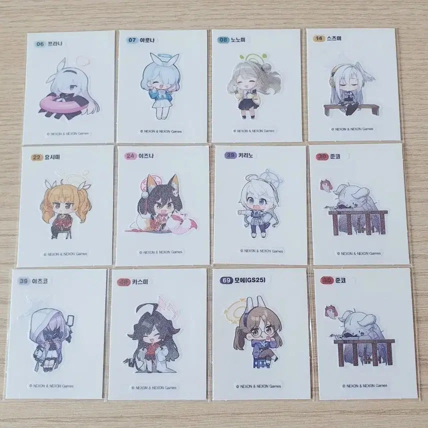 [BUNJANG] Blue Archive Slap Sticker / 블루아카 띠부씰