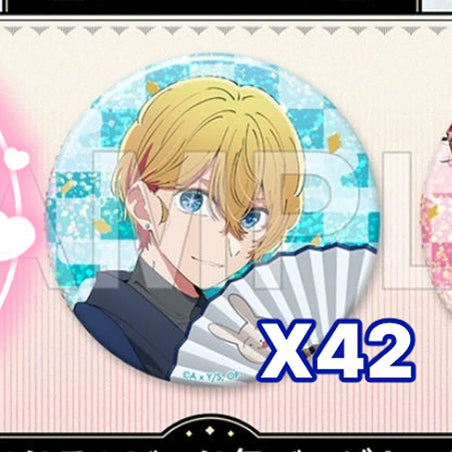 [BUNJANG] Oshi no Ko Aqua New Year Glitter Badge / 최애의아이 아쿠아 신년 글리터 뱃지 굿즈 판매
