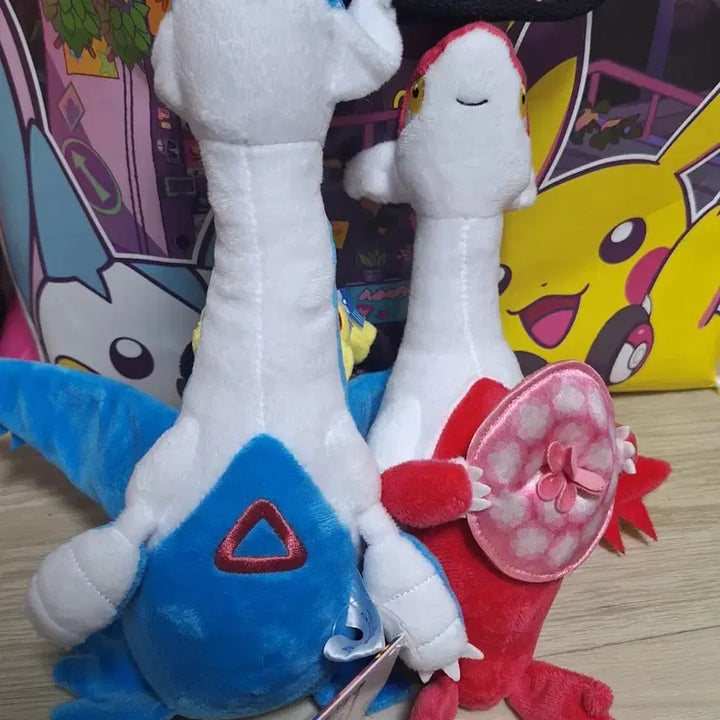 [BUNJANG] Latias Latios Plush Set / 후쿠오카 라티아스 라티오스
