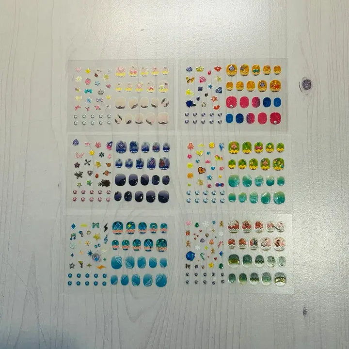 [BUNJANG] Aikatsu! Nail Sticker Bundle Set / 아이엠스타 네일 스티커 일괄