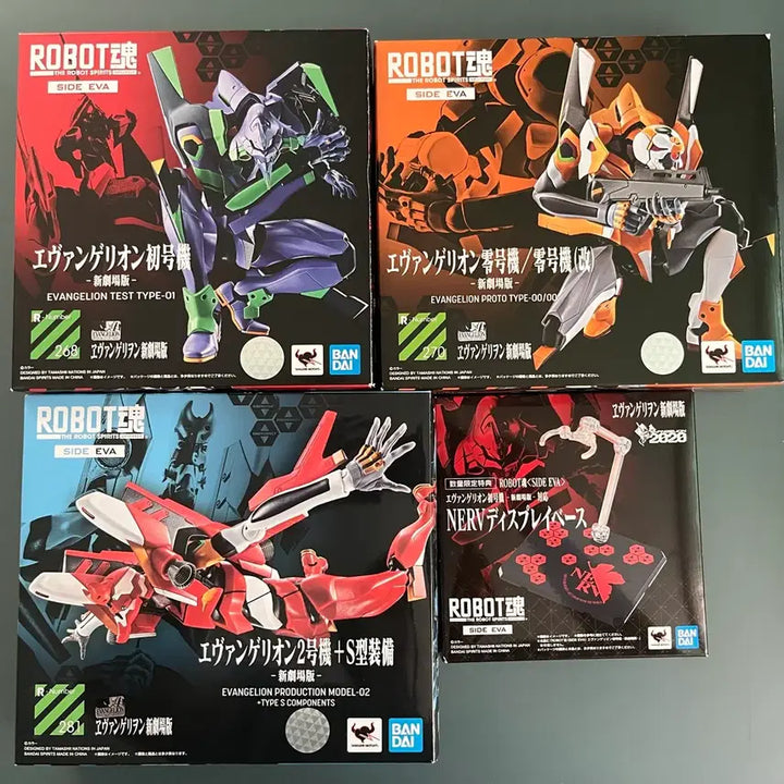 [BUNJANG] Robot Spirits Evangelion Unit-01, Unit-00, Unit-02 Opened / 로봇혼 에반게리온 초호기 0호기 2호기 개봉 양품