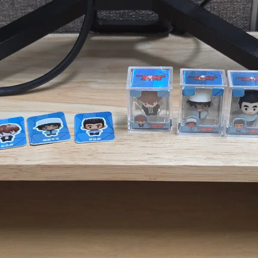 [BUNJANG] Detective Conan Rice Bead Figurines Set (Hakuba, Hattori, Date) / 명탐정 코난 쌀알 피규어