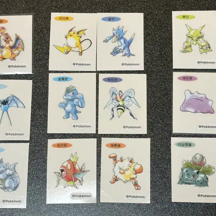 [BUNJANG] Pokemon 30th Anniversary Stickers / 포켓몬 30주년 띠부씰