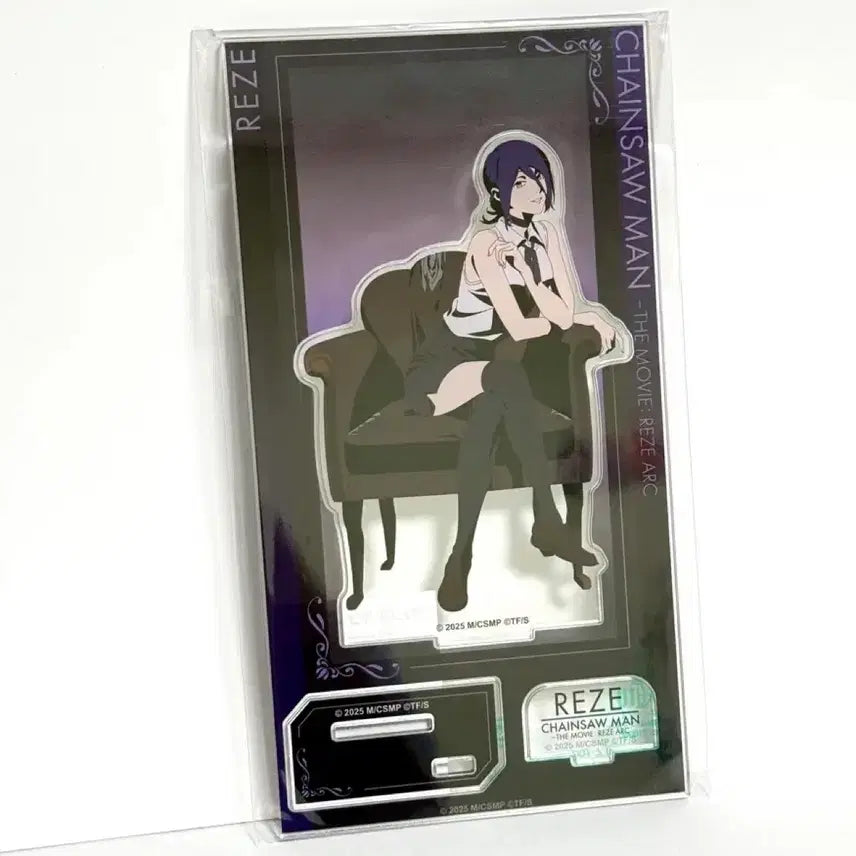 [BUNJANG] Chainsaw Man - The Final Chapter - Ledger Acrylic Stand / 체인소맨 플라자 체어 레제 팝업 아크릴 스탠드