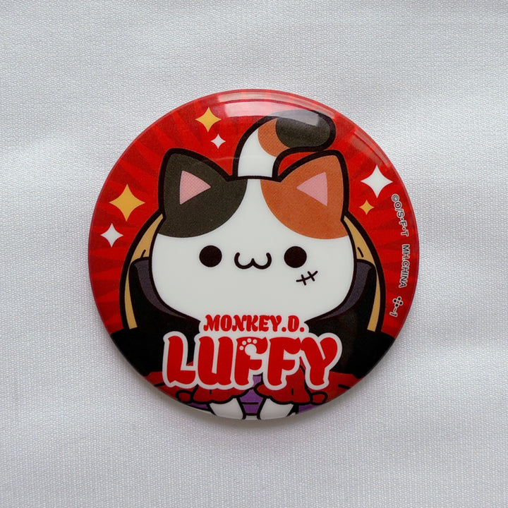 [BUNJANG] Megacat One Piece Nyangpiece Badge - Luffy / 메가캣 원피스 냥피스 뱃지 루피 조로 주술회전 나루토 은혼 명찰