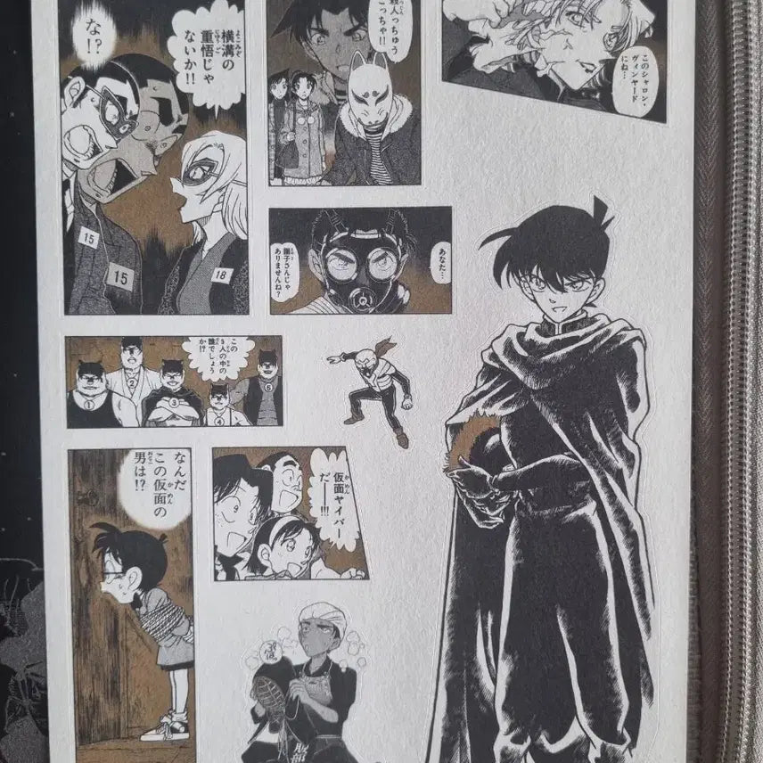 [BUNJANG] Detective Conan Sticker Kuji Ran Mouri, Shinichi Kudo, Vermouth, Heiji Hattori (Unused New) / [미사용 새제품] 명탐정 코난 스티커 쿠지 신이치 베르무트 헤이지 하기와라 치하야