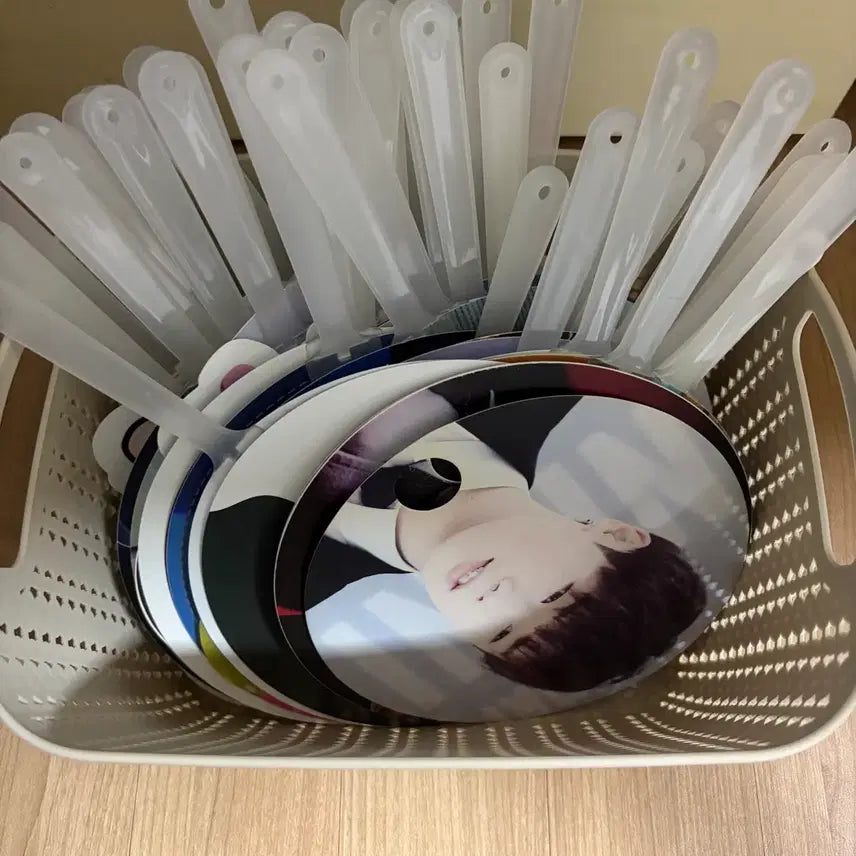 [BUNJANG] Infinite Fan-Made Hand Fans Bundle Set / 인피니트 비공굿 부채 인피니트 굿즈 성규 동우 우현 성열 엘 성종