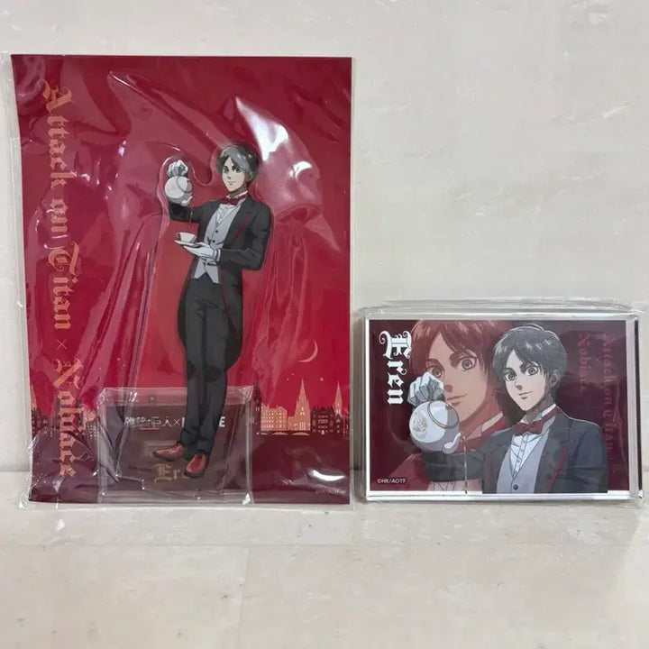 [BUNJANG] Attack on Titan Noblis Eren Butler Acrylic Stand / (미개봉) 진격의거인 노비에이스 에렌 집사 아크릴
