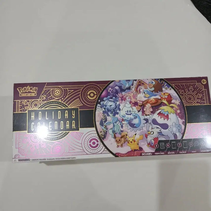 [BUNJANG] Pokemon Trading Card Purple Holiday Calendar North America / 포켓몬스터 카드 퍼플 홀리데이 캘린더 북미