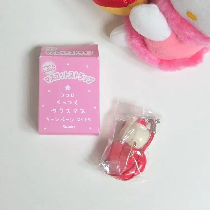 [BUNJANG] Sanrio Classic Kitty Christmas Strap Santa Kitty Keychain / 고전키티 크리스마스 스트랩 산타키티 키링