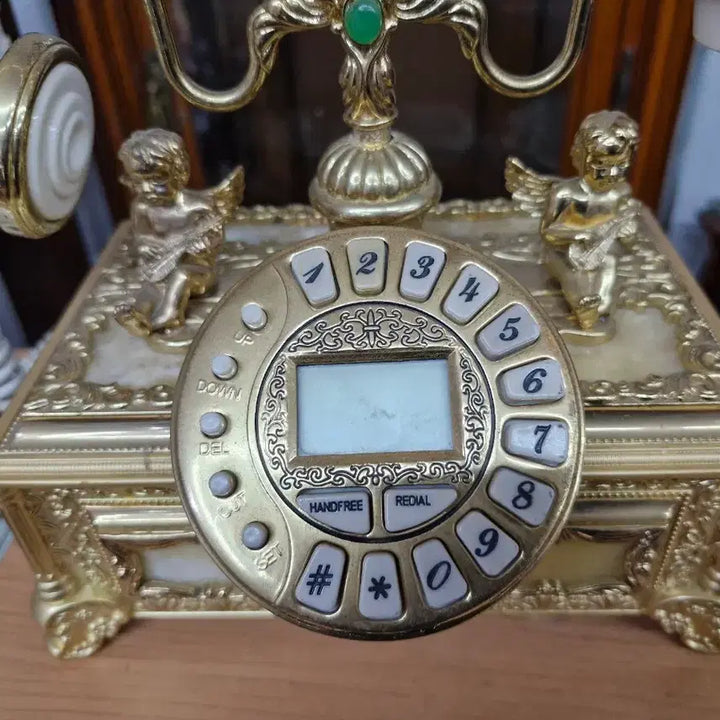 [BUNJANG] Luxury Gold Marble Rotary Phone / 최고급 금장 대리석 전화기 입니다