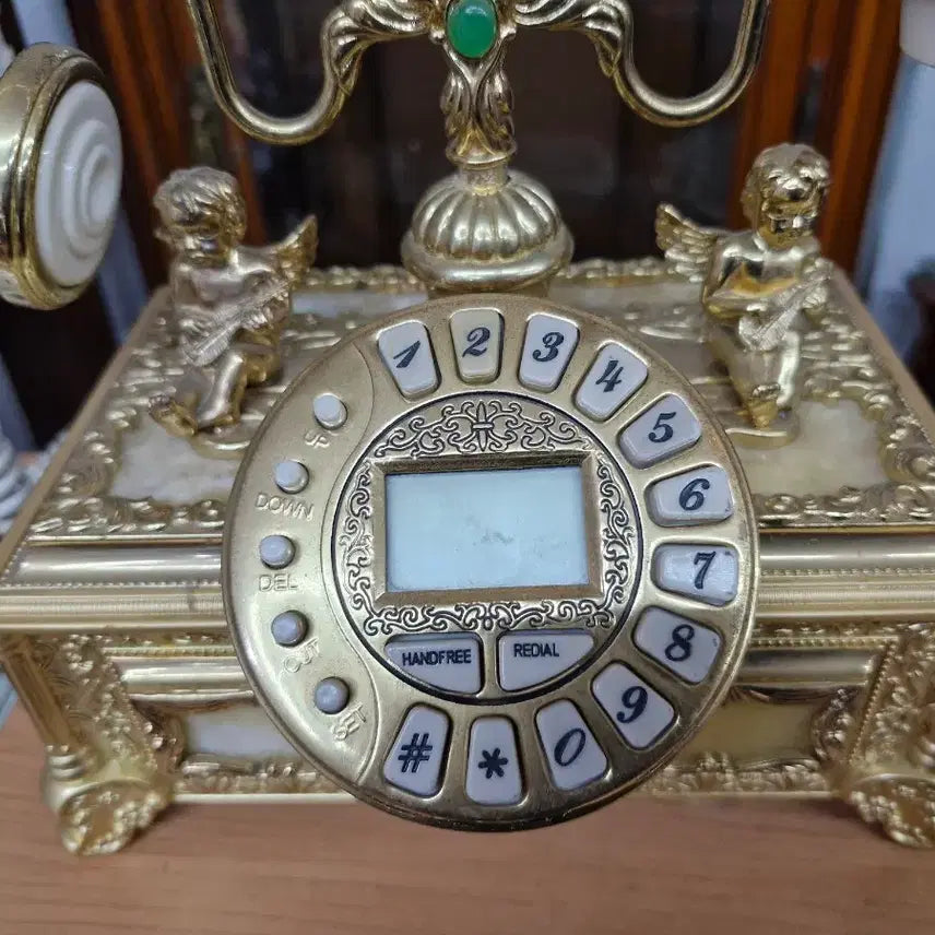 [BUNJANG] Luxury Gold Marble Rotary Phone / 최고급 금장 대리석 전화기 입니다