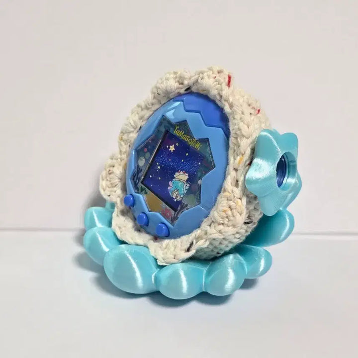 [BUNJANG] Tamagotchi Paradise Ice Cream Knit Case / 다마고치 파라다이스 아이스크림 뜨개 케이스