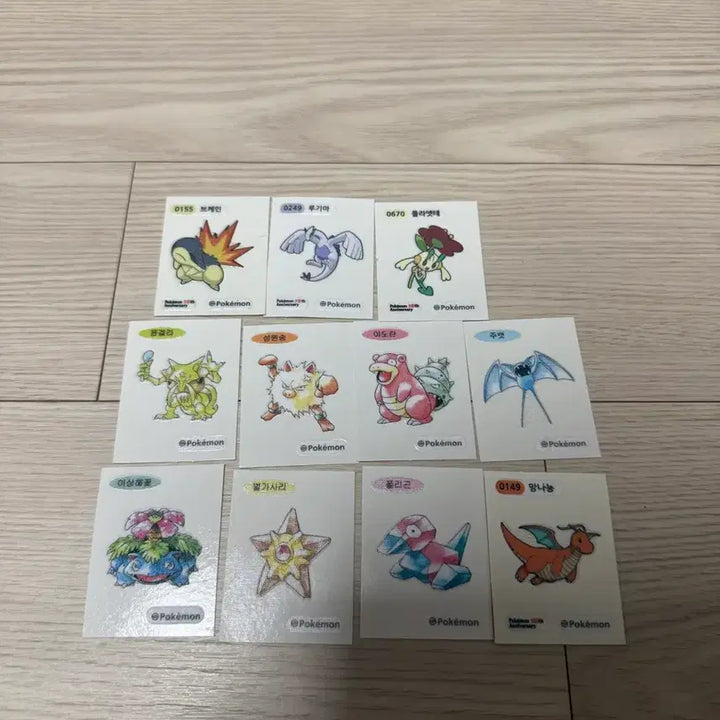 [BUNJANG] 30th Anniversary Pokemon Stickers Bundle Set / 30주년 포켓몬 띠부씰 스티커 판매합니다