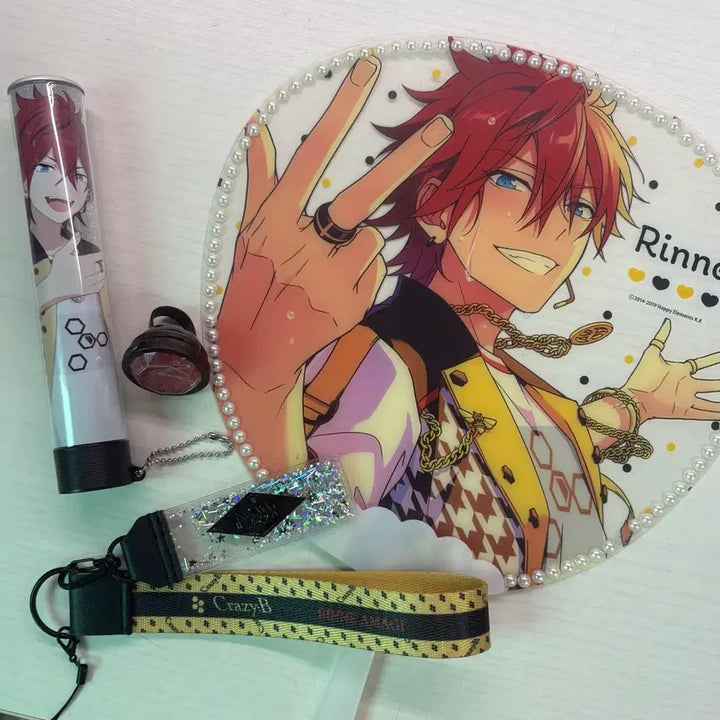 [BUNJANG] Ensemble Stars Ritsu Amagi Dream Live King Blade Tube Ring Light Uchiwa Bundle Set / 앙스타 린네 드림라 킹블 튜브 링라이트 우치와 일괄