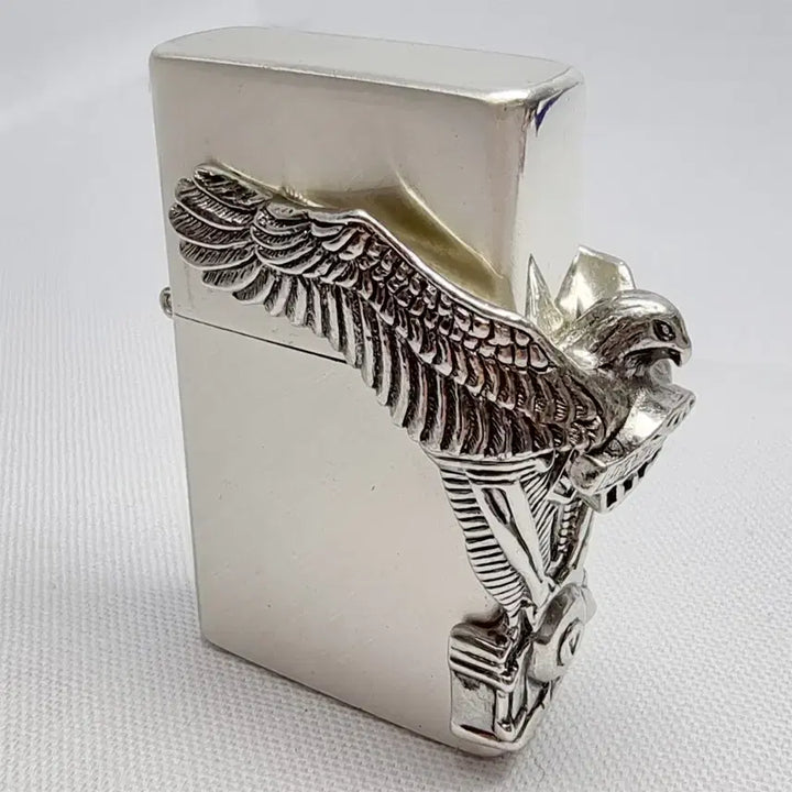 [BUNJANG] Korean Made Mini Oil Lighter Eagle Emblem Unused / 국산 미니 오일라이터 독수리 엠블럼 미사용 새제품