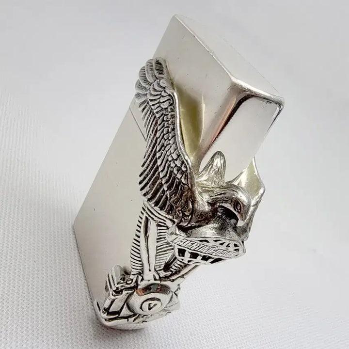 [BUNJANG] Korean Made Mini Oil Lighter Eagle Emblem Unused / 국산 미니 오일라이터 독수리 엠블럼 미사용 새제품