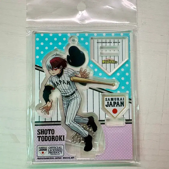 [BUNJANG] My Hero Academia Todoroki Shoto Samurai Japan Baseball 2016 Acrylic Stand / 히로아카 나히아 토도로키 쇼토 사무라이재팬 야구 2016 아크릴 스탠드