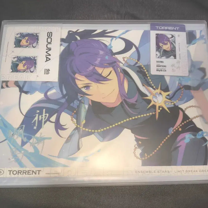 [BUNJANG] Ensemble Stars! 9th Anniversary Soma Acrylic Photo Card Holder Set / 앙스타 9주년 소마 증사 포스터 카드 홀더 세트 중스타