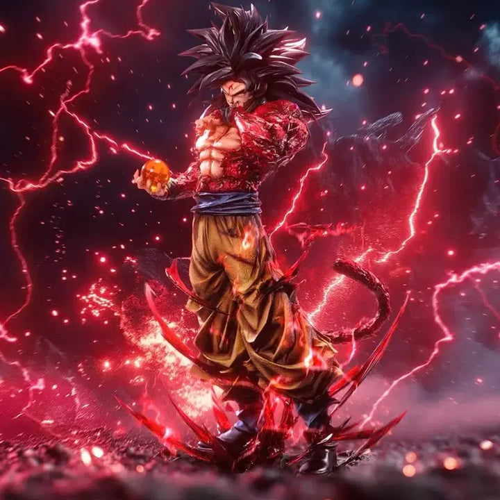 [BUNJANG] Kuangfeng Dragon Ball GT Super Saiyan 4 Goku Resin Statue / Kuangfeng 드래곤볼 GT 슈퍼사이어인4 손오공 레진 피규어