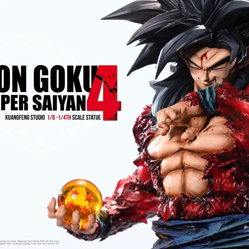 [BUNJANG] Kuangfeng Dragon Ball GT Super Saiyan 4 Goku Resin Statue / Kuangfeng 드래곤볼 GT 슈퍼사이어인4(초4)  손오공 레진 피규어