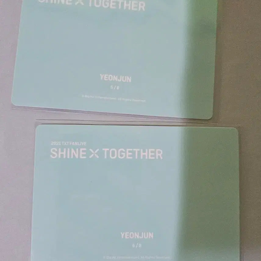 [BUNJANG] TXT Yeonjun 2021 Fanlive Shabatou Mini Photocard Bundle Set / 투바투 연준 2021 팬라이브 샤바투 미니포카 2장 일괄