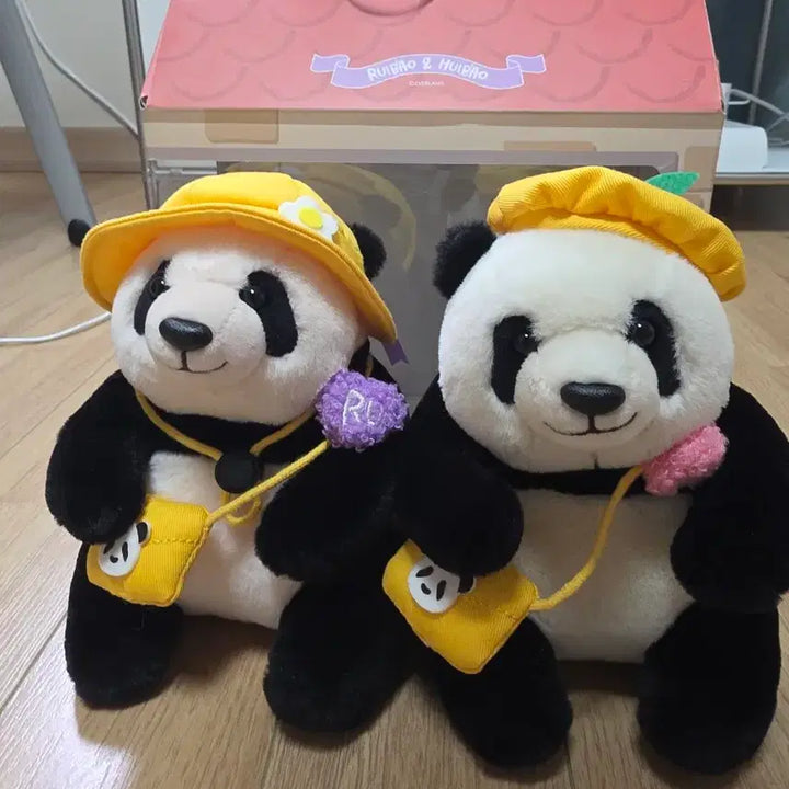 [BUNJANG] RUI &amp; HUI Special Edition Panda Dolls Set / RUI &amp; HUI 유치원인형 스페셜 에디션 세트
